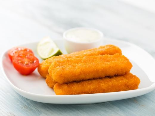 Image of Salmon Fingers with Tangy Cream Cheese Sauce