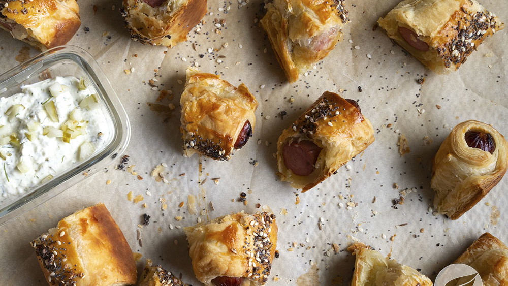 Image of Pigs in a Blanket with Pickle Dip