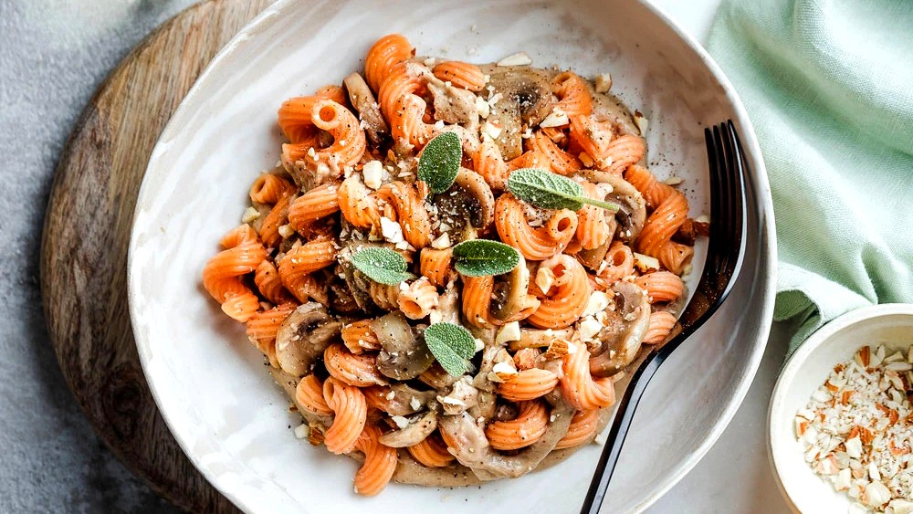 Image of Cellantini with umami mushroom sauce