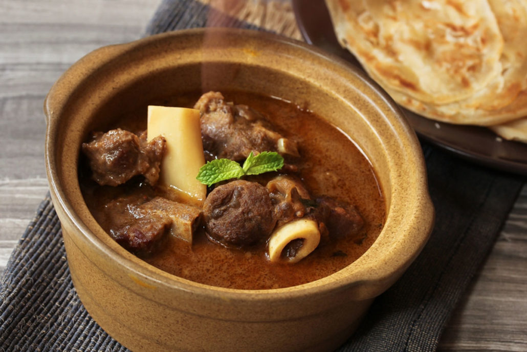 Slow cooked Goan Green Lamb and Sweet Potato