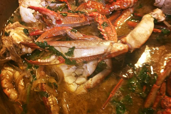 Goan Green Curry of Crab