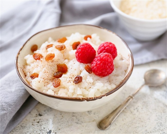 Image of Rice Pudding With Raisins