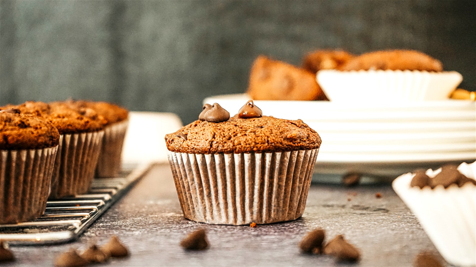 Image of Tigernut Chocolate Chip Muffins