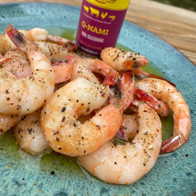Image of Smoked Buttery Shrimp Recipe