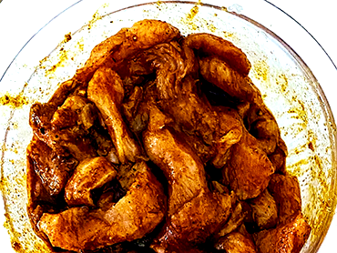 Image of Rub the chicken with the spice mixture and let it...