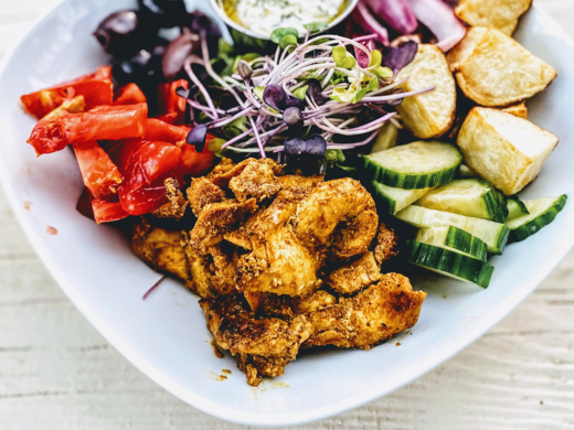Image of Easy Chicken Shawarma Bowls