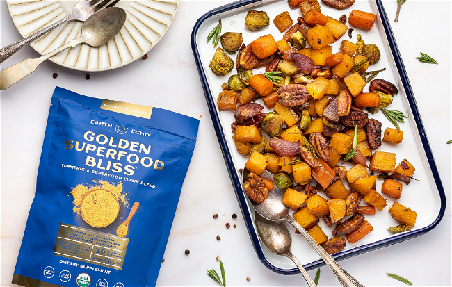 Image of Golden Spiced Roasted Fall Vegetables