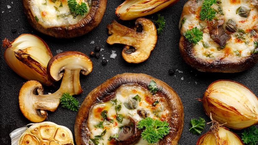 Image of Cheesy Stuffed Mushrooms