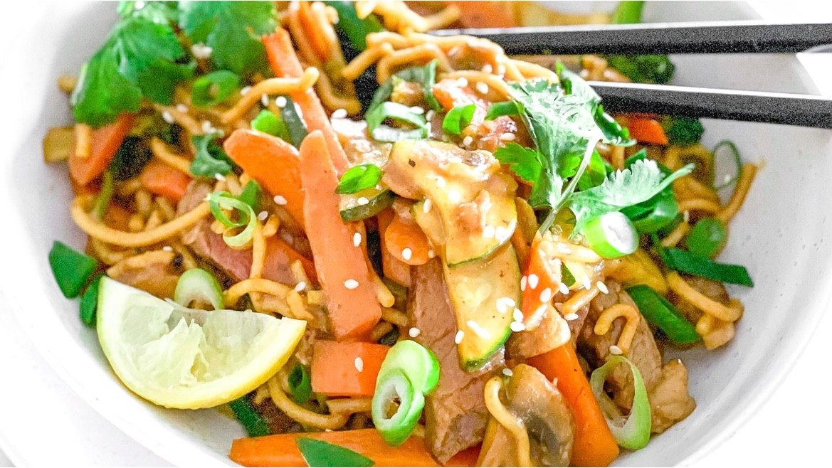 Image of Beef Noodle Stir fry