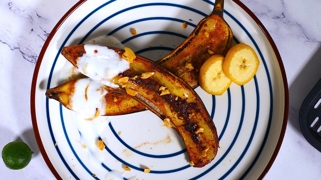 Image of Air Fryer Caramelized Bananas