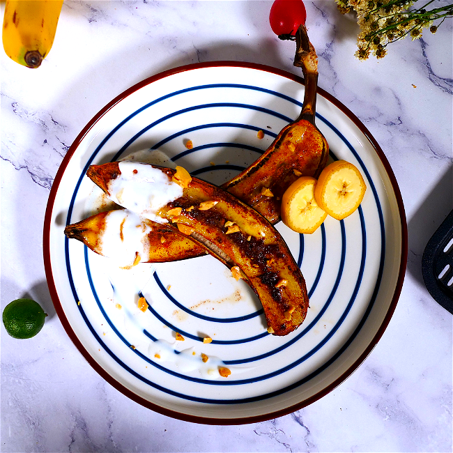Image of Air Fryer Caramelized Bananas