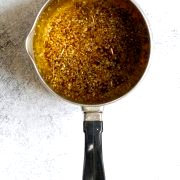 Image of Allow the herbs to steep covered for at least 10...