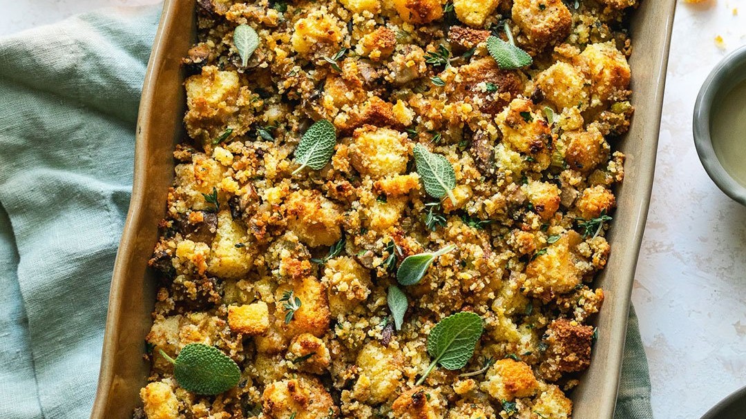 Image of Tahini Cornbread Stuffing