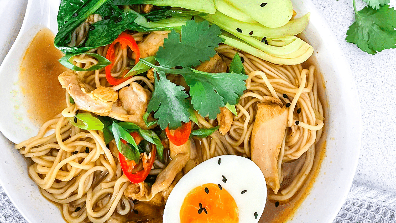 Image of Quick Oriental Chicken Noodle Soup