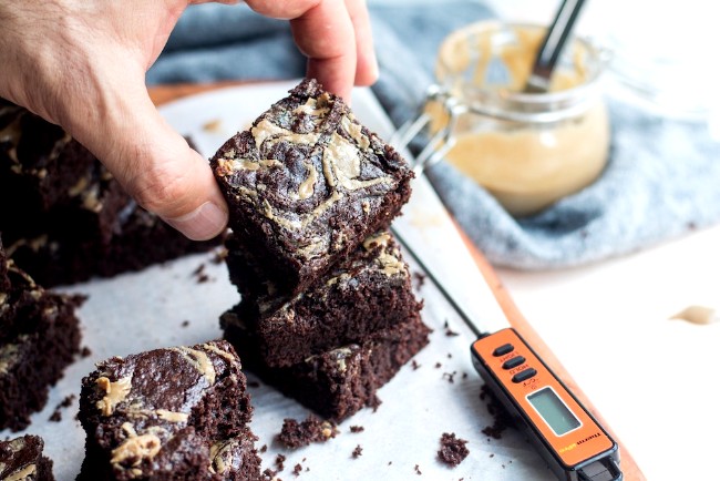 Image of Infused Peanut Butter Swirl Brownies