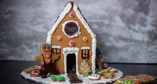 Image of Orange Chocolate Gingerbread house