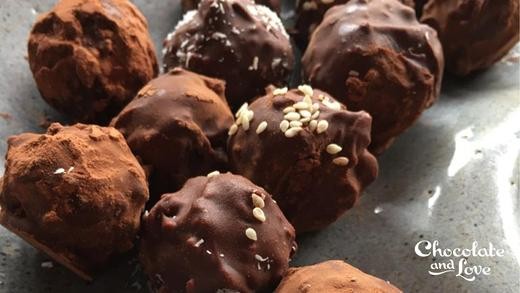 Image of Dreamy Dark Chocolate Truffles