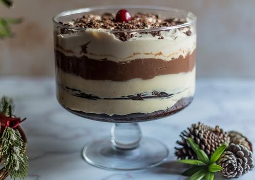 Image of Sea Salt Chocolate Tiramisu Trifle