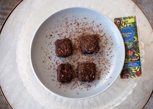 Image of Peanut Butter and Chocolate Ice Cream Squares Recipe