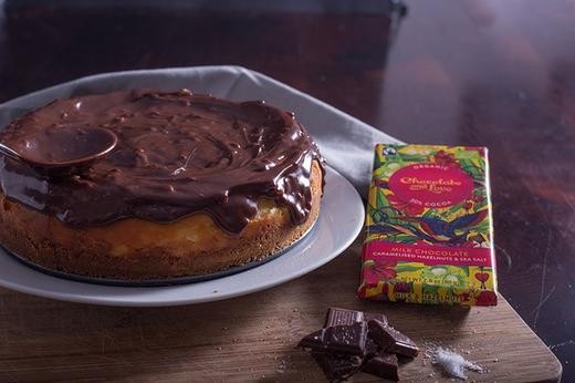 Image of Milk Chocolate and Hazelnut Cheesecake Recipe