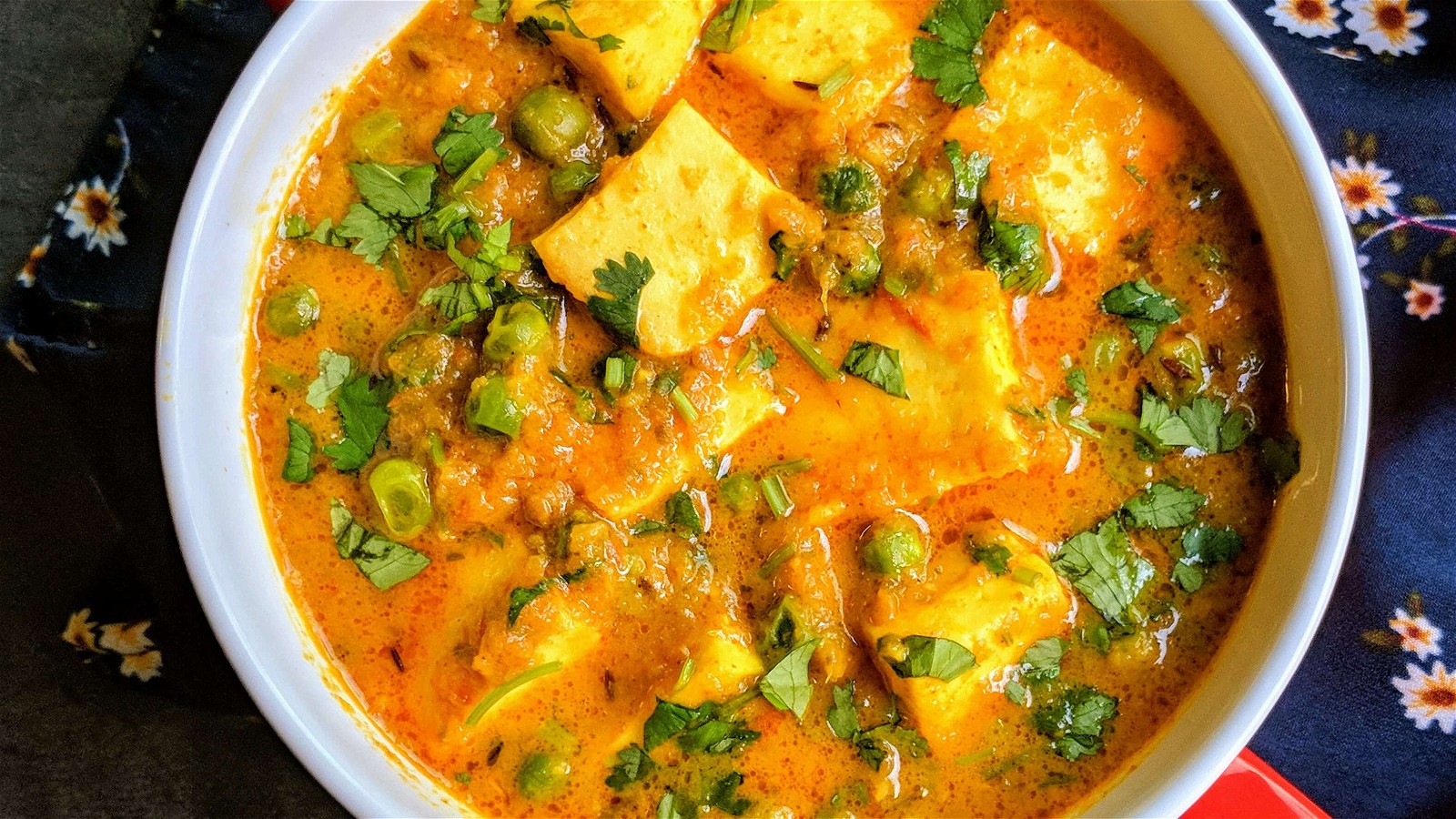 Image of Matar Paneer Curry Recipe
