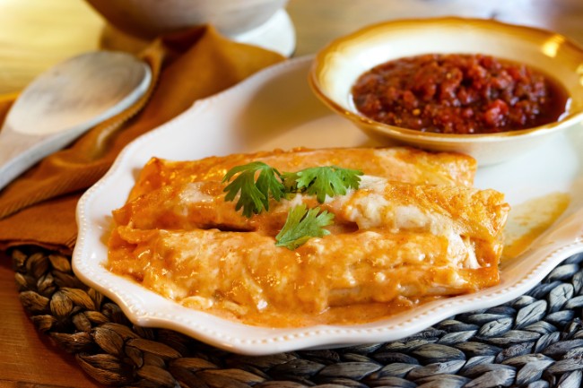 Image of Honey & Lime Chicken Enchiladas