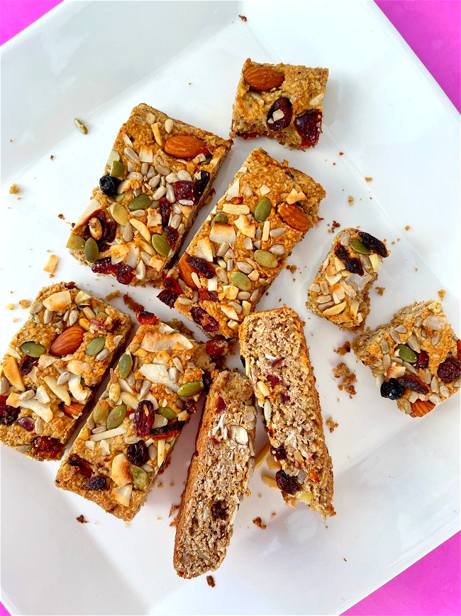 Image of Banana Trail Mix Bars+