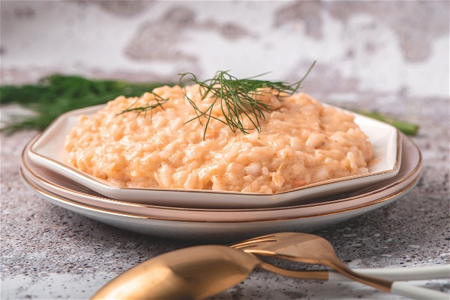 Image of Salmon and Fennel Risotto