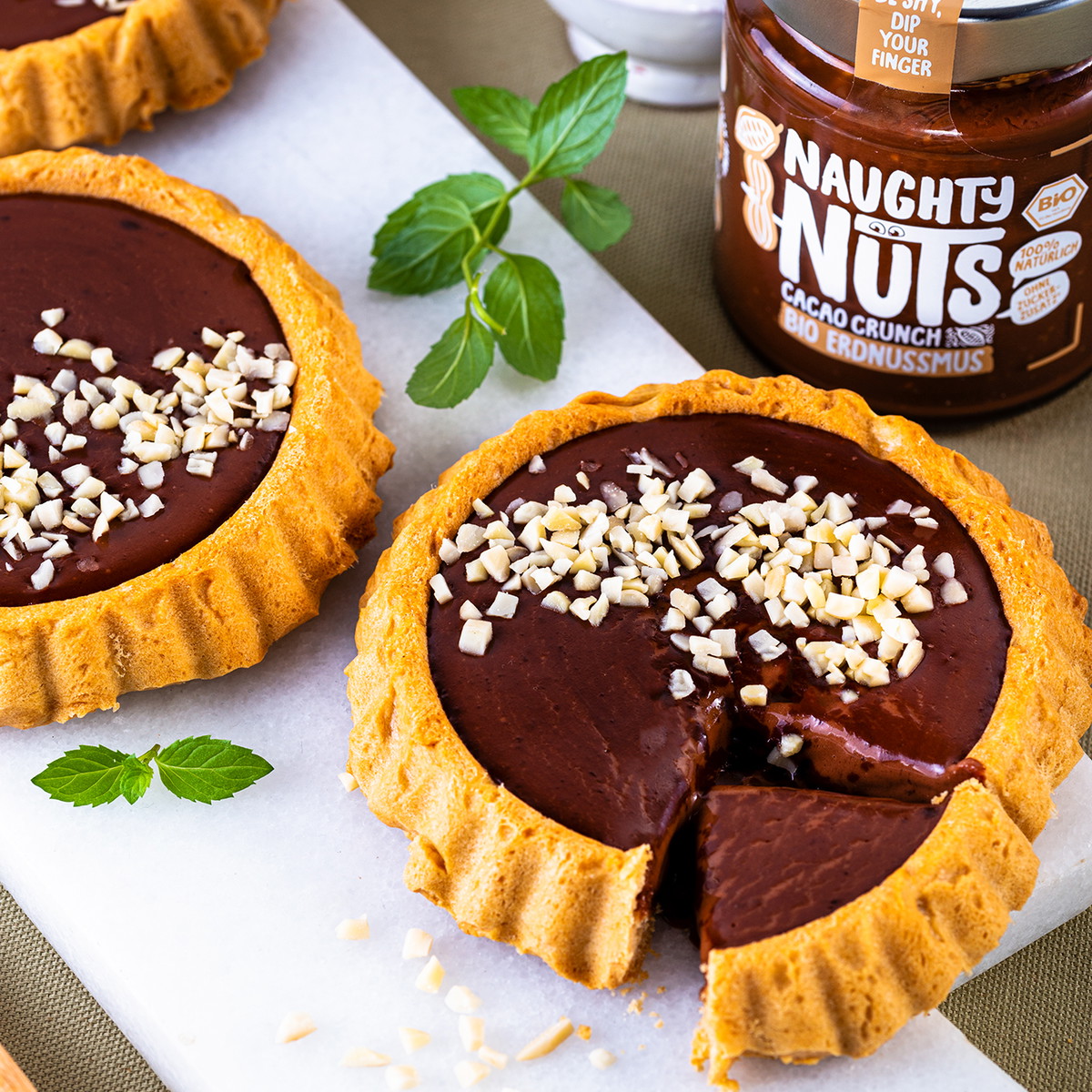 Vegane Schoko Tartelettes