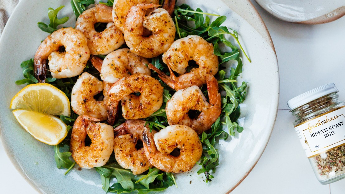 Image of Buttered Peppercorn Prawns 