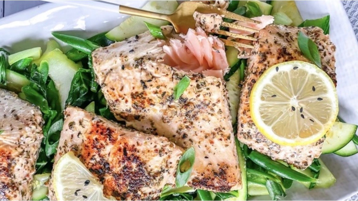 Image of Lemon Herb Seared Salmon