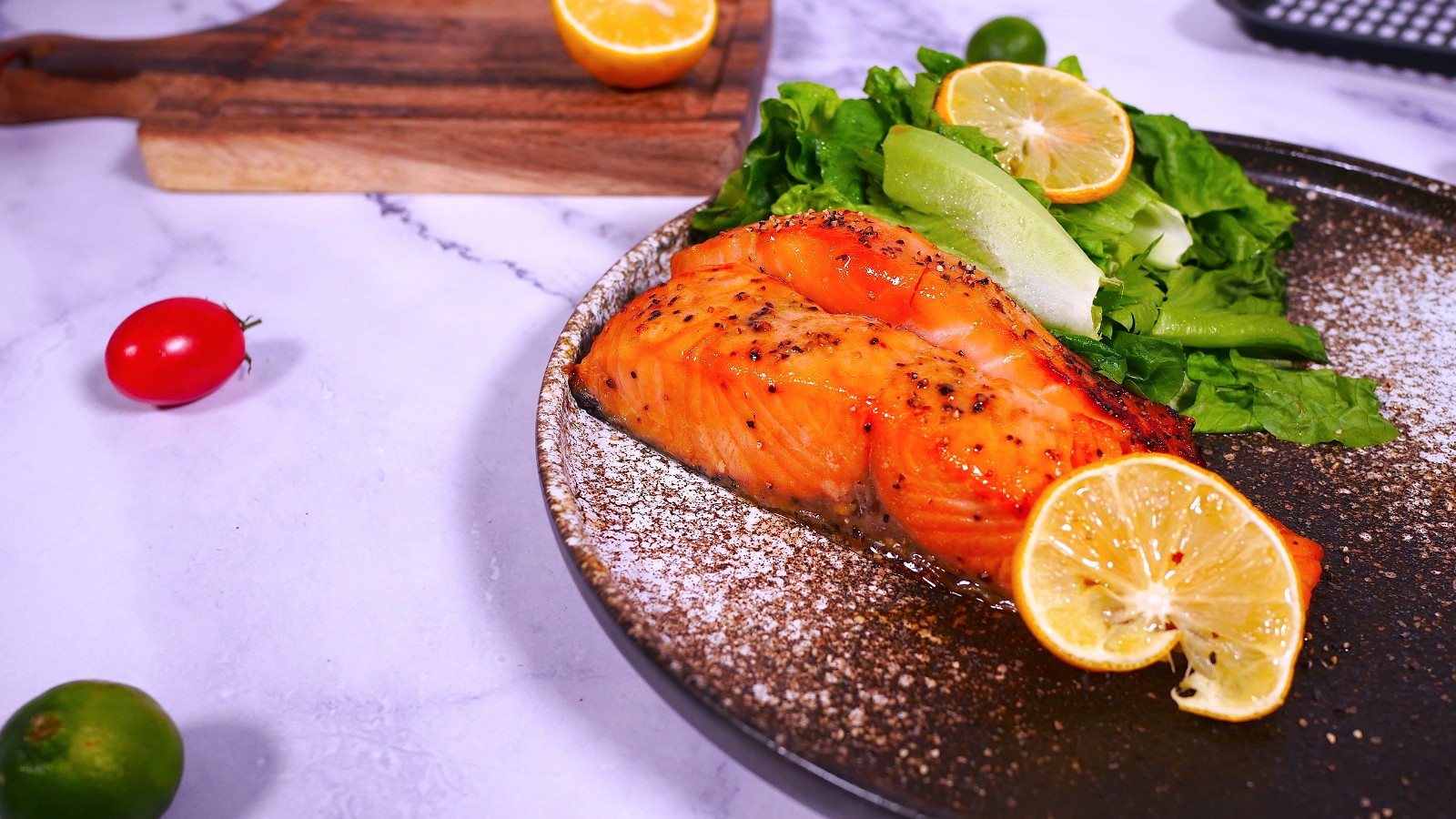 Image of Crispy Salmon in Air fryer