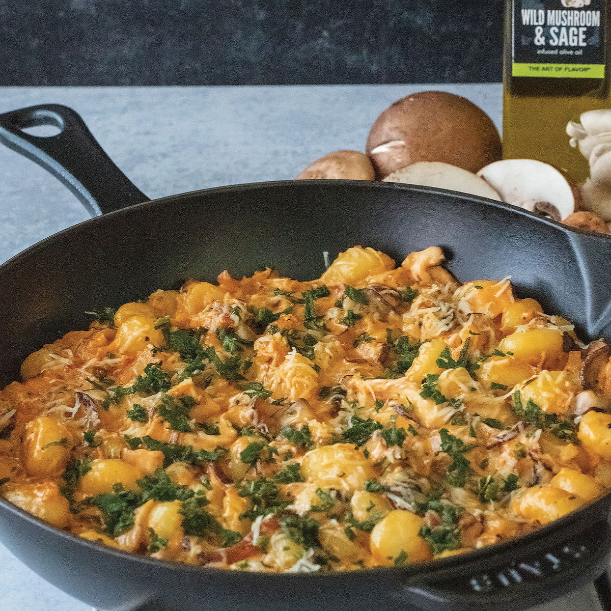 Creamy Wild Mushroom & Sage Gnocchi