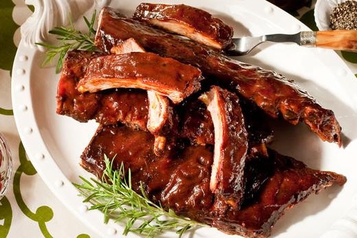 Image of Cherry Pomegranate Glazed Ribs
