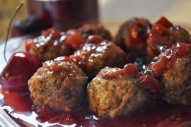 Image of Cherry Pomegranate Habanero Meatballs