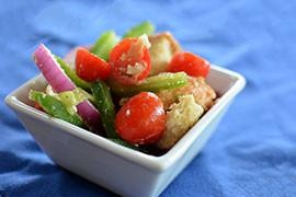 Image of Champagne Garlic Panzanella