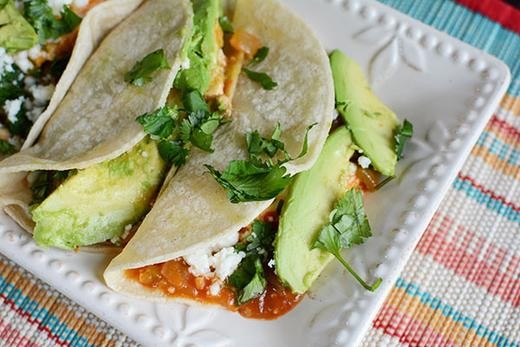 Image of Hatch Jalapeño Huevos Rancheros Chicken Tacos