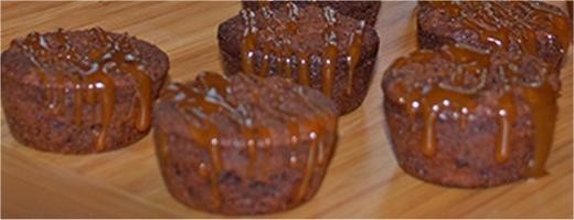 Image of Mini Chocolate Caramel Sea Salt Brownies