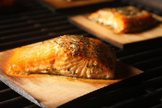 Image of Fig Glazed Cedar Plank Salmon