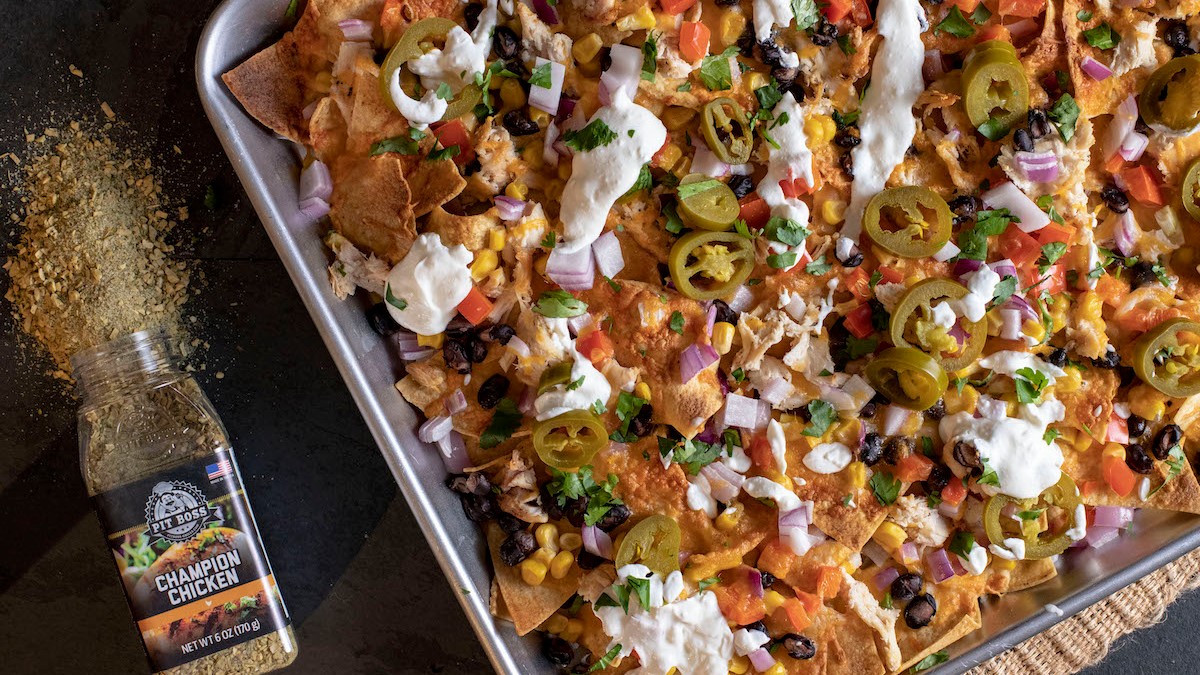 Image of Loaded Chicken Nachos