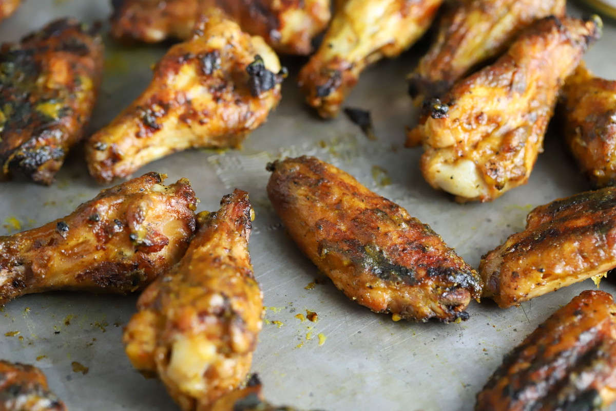 Beer Brined Mustard Wings