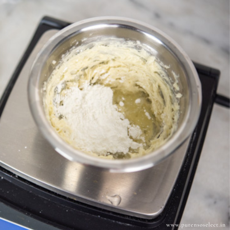 Image of Weigh the shea butter into a small bowl that’s deep...