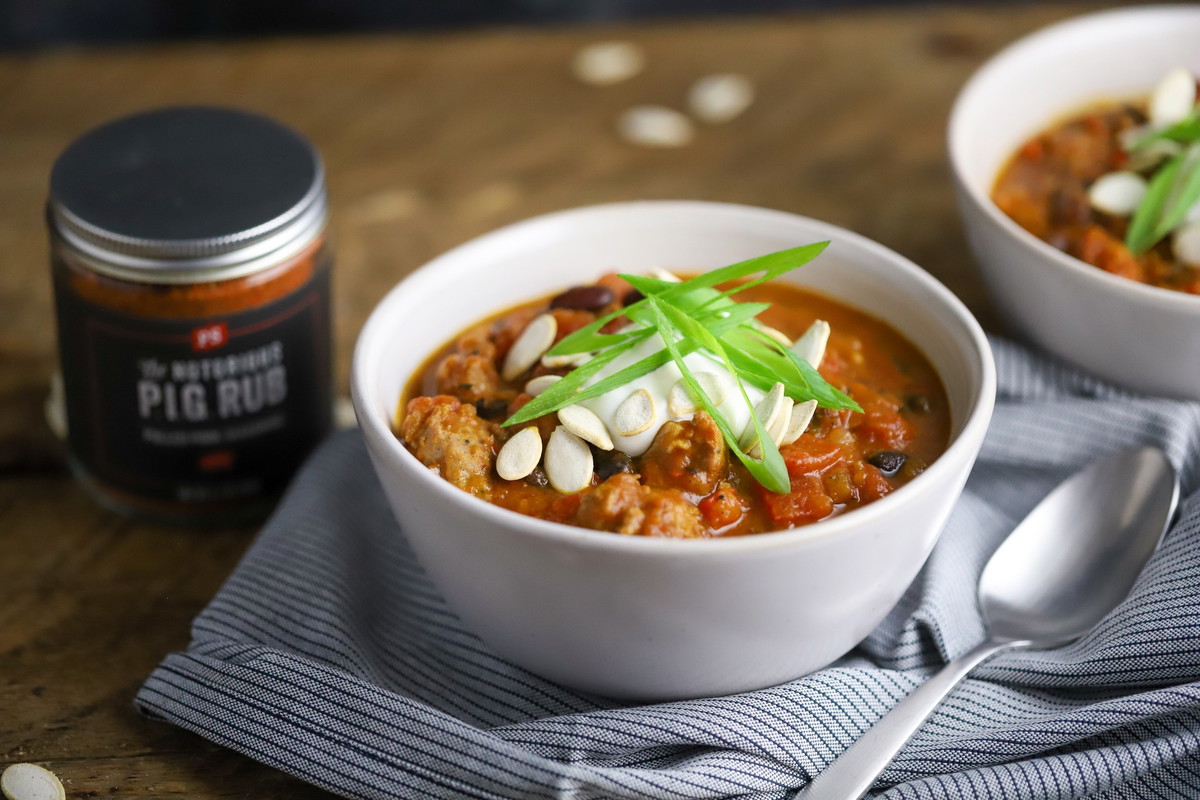 Pumpkin Sausage Chili