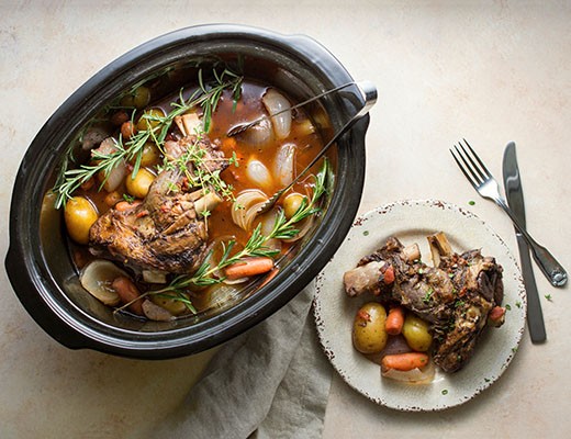 Image of Slow Cooker Lamb Shanks with DYPs® (Dutch Yellow® Potatoes)