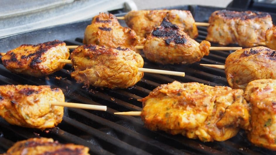 Image of Pinchos Morunos (Spanish Pork Skewers)