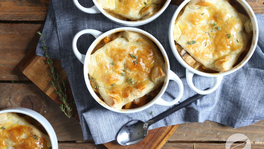 Image of Butternut Squash & Mushroom Chicken Pot Pies