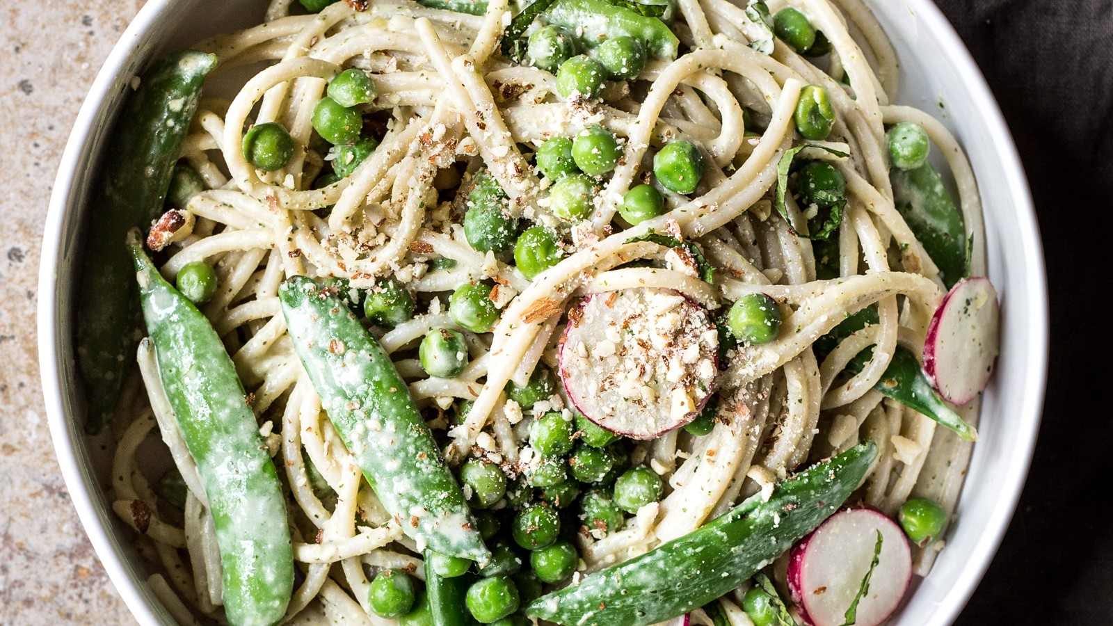 Image of Spring Pea Spaghetti