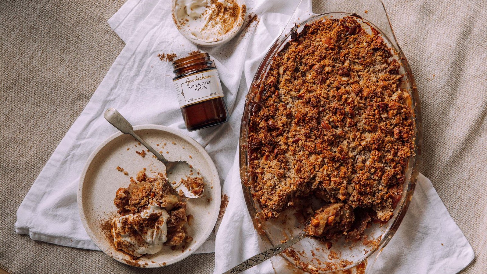 Image of Salted Caramel Apple Crumble