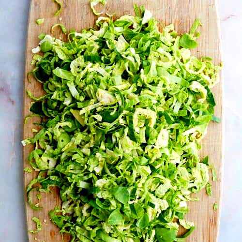Image of Shaved Brussel Sprout Salad