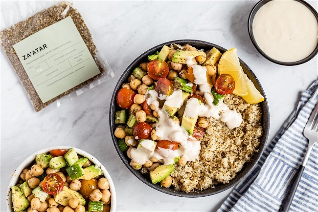 Image of Za’atar Couscous Bowls (Vegan)